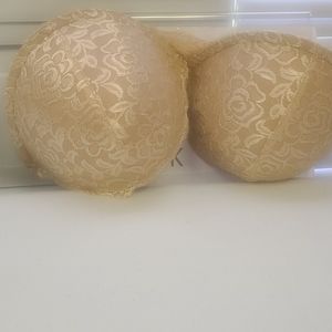 Backless lace  and strapless bra